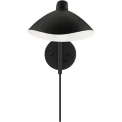 360 Lighting Colborne Modern Swing Arm Wall Lamp Black Metal Plug-in Light Fixture Up Down Shade For Bedroom Bedside Living Room Reading Home House 12 360 Lighting Colborne Modern Swing Arm Wall Lamp Black Metal Plug-in Light Fixture Up Down Shade For Bedroom Bedside Living Room Reading Home House -360 Lighting GUEST 0194b513 64bf 4957 a341 8f8b923e4787