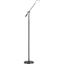 360 Lighting Traditional Pharmacy Floor Lamp LED Dimmable 62" Tall Black Adjustable Arm For Living Room Reading Bedroom Office -360 Lighting GUEST 1258ee02 c532 489c be34 672b135b8edc