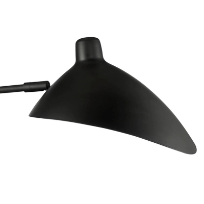 360 Lighting Colborne Modern Swing Arm Wall Lamp Black Metal Plug-in Light Fixture Up Down Shade For Bedroom Bedside Living Room Reading Home House 4 360 Lighting Colborne Modern Swing Arm Wall Lamp Black Metal Plug-in Light Fixture Up Down Shade For Bedroom Bedside Living Room Reading Home House - Image 2