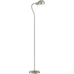 360 Lighting Ridley Modern Floor Lamp Standing 61" Tall Satin Nickel Metal Adjustable Gooseneck Arm For Living Room Reading Bedroom Office House Home 12 360 Lighting Ridley Modern Floor Lamp Standing 61" Tall Satin Nickel Metal Adjustable Gooseneck Arm For Living Room Reading Bedroom Office House Home -360 Lighting GUEST 179f70eb 8d17 4cd9 a92e 330e4e486357