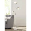 360 Lighting Jordan Modern Torchiere Floor Lamp With Side Lights 71 1/2" Tall Brushed Nickel Alabaster Glass Shade For Living Room Reading Bedroom 1 360 Lighting Jordan Modern Torchiere Floor Lamp With Side Lights 71 1/2" Tall Brushed Nickel Alabaster Glass Shade For Living Room Reading Bedroom -360 Lighting GUEST 19be6251 925f 445e a2d3 38499220a94d