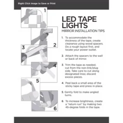 360 Lighting Warm White 16 1/2-Foot Long LED Tape Light Kit -360 Lighting GUEST 1d3340dc c528 4705 9af7 baef10a1a9bb