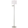 360 Lighting Modern Swing Arm Floor Lamp 60.5" Tall Brushed Nickel White Horizontal Pleated Drum Shade For Living Room Reading Bedroom Office 1 360 Lighting Modern Swing Arm Floor Lamp 60.5" Tall Brushed Nickel White Horizontal Pleated Drum Shade For Living Room Reading Bedroom Office -360 Lighting GUEST 1d9fb736 f6d0 4e45 b638 42c40b5190d6