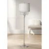 360 Lighting Modern Floor Lamp Standing 60 1/2" Tall Satin Steel Silver Crystal Off White Fabric Drum Shade For Living Room Bedroom Office House Home 2 360 Lighting Modern Floor Lamp Standing 60 1/2" Tall Satin Steel Silver Crystal Off White Fabric Drum Shade For Living Room Bedroom Office House Home -360 Lighting GUEST 20199095 58a5 4cd5 bd16 33ca9d862d0e