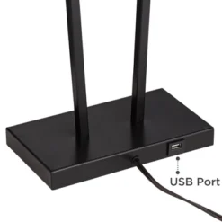 360 Lighting Cole Modern Table Lamps 27" Tall Set Of 2 Black Metal With USB Charging Ports White Rectangular Shade For Bedroom Living Room Bedside 10 360 Lighting Cole Modern Table Lamps 27" Tall Set Of 2 Black Metal With USB Charging Ports White Rectangular Shade For Bedroom Living Room Bedside -360 Lighting GUEST 27d1aa8e d3fb 4128 9f92 988a3383baae