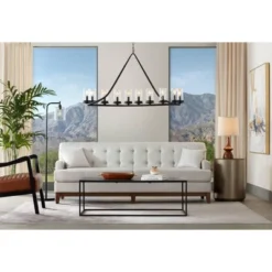 360 Lighting Karis Modern Downbridge Floor Lamp 62 1/2" Tall Matte Black Metal Clear Glass Shade For Living Room Reading Bedroom Office House Home -360 Lighting GUEST 2dba1a88 b06c 4ccb bfae 3171e79e67c5