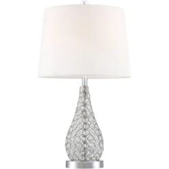 360 Lighting Sergio Modern Accent Table Lamps 23 1/2" High Set Of 2 Acrylic Chrome USB Charging Port White Drum For Bedroom Living Room Bedside Desk 17 360 Lighting Sergio Modern Accent Table Lamps 23 1/2" High Set Of 2 Acrylic Chrome USB Charging Port White Drum For Bedroom Living Room Bedside Desk -360 Lighting GUEST 3d608808 3ba7 4e26 a7d0 3bc2d1e50e10