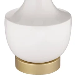 360 Lighting Nesbit Modern Mid Century Table Lamps 25" High Set Of 2 White Ceramic With USB Charging Port Drum Shade For Bedroom Living Room Bedside 17 360 Lighting Nesbit Modern Mid Century Table Lamps 25" High Set Of 2 White Ceramic With USB Charging Port Drum Shade For Bedroom Living Room Bedside -360 Lighting GUEST 4091fd95 6789 4c3e 87bb 8a826b13bf27