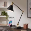 360 Lighting Modern Industrial Desk Table Lamp With USB Charging Port Adjustable 26.75" High Black Antique Brass For Bedroom Bedside Office -360 Lighting GUEST 44a6b90c fcf6 4192 9af4 44fa172e07ef