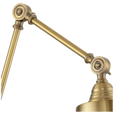 360 Lighting Mendes Modern Swing Arm Wall Lamps Set Of 2 Brass Gold Plug-in Light Fixture Metal Shade For Bedroom Bedside Living Room Reading House 6 360 Lighting Mendes Modern Swing Arm Wall Lamps Set Of 2 Brass Gold Plug-in Light Fixture Metal Shade For Bedroom Bedside Living Room Reading House - Image 4