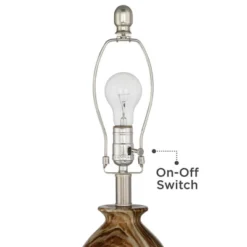 360 Lighting Carlton Modern Table Lamps 28" Tall Set Of 2 Swirling Brown Faux Marble White Tapered Drum For Bedroom Living Room Bedside Nightstand 11 360 Lighting Carlton Modern Table Lamps 28" Tall Set Of 2 Swirling Brown Faux Marble White Tapered Drum For Bedroom Living Room Bedside Nightstand -360 Lighting GUEST 47b886aa 1b29 4b20 bdf6 f58f1e63c19f