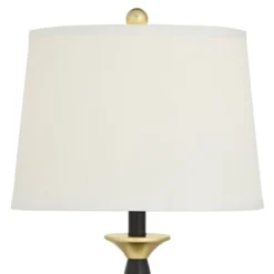 360 Lighting Kamila Traditional Table Lamps 27" Tall Set Of 2 Gold Black With Dual USB Charging Ports White Drum Shade For Bedroom Bedside Family Desk 15 360 Lighting Kamila Traditional Table Lamps 27" Tall Set Of 2 Gold Black With Dual USB Charging Ports White Drum Shade For Bedroom Bedside Family Desk -360 Lighting GUEST 4ba3697f ab15 4d2a bef1 6ed8cd547379