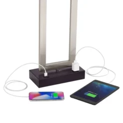 360 Lighting Todd Modern Table Lamp 30" Tall Steel Open Rectangle With USB And AC Power Outlet In Base White Shade For Bedroom Living Room Bedside 12 360 Lighting Todd Modern Table Lamp 30" Tall Steel Open Rectangle With USB And AC Power Outlet In Base White Shade For Bedroom Living Room Bedside -360 Lighting GUEST 590110dd 9173 45cb b6e4 ca3afea67600