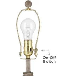 360 Lighting Lynn Country Cottage Buffet Table Lamps 26 3/4" High Set Of 2 Beige Wood Oatmeal Drum Shade For Bedroom Living Room Bedside Nightstand -360 Lighting GUEST 5aabc012 65df 4fff 9dff 2b863c954aea