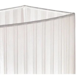 360 Lighting Cube Modern Accent Table Lamp 19 3/4" High White Ribbon Fabric Shade For Bedroom Living Room Bedside Nightstand Office Kids Family House -360 Lighting GUEST 5d009248 8a65 44f6 90e4 a7a100090e57