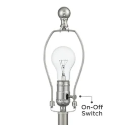 360 Lighting Ricky Modern Table Lamps 24" High Set Of 2 Deep Blue Triangle Textured Ceramic White Fabric Tapered Drum Shade For Bedroom Living Room -360 Lighting GUEST 6308c29a 1965 4a62 b562 676022454efc