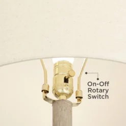 360 Lighting Julio Modern Table Lamp 30" Tall Natural Gray Ceramic Oatmeal Drum Shade For Bedroom Living Room Bedside Nightstand Office Kids House 12 360 Lighting Julio Modern Table Lamp 30" Tall Natural Gray Ceramic Oatmeal Drum Shade For Bedroom Living Room Bedside Nightstand Office Kids House -360 Lighting GUEST 656f6bb8 8f89 4212 ba1a 02ee596d34ce