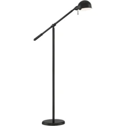 360 Lighting Traditional Pharmacy Floor Lamp With USB Charging Port 55" Tall Dark Bronze Dome Shade Adjustable Arm Living Room Reading -360 Lighting GUEST 65fdab86 2d83 4d1f 8479 b1e3bbfd6c14