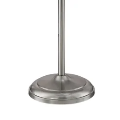 360 Lighting Modern Torchiere Floor Lamp With USB Charging Port 71” Tall Satin Nickel Alabaster Glass Shade Living Room Reading -360 Lighting GUEST 69db35ad 120c 4d06 a94b 8945faf0a6cb