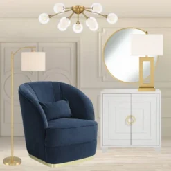 360 Lighting Modern Downbridge Floor Lamp 61 1/2" Tall Warm Gold Metal Off-White Linen Drum Shade For Living Room Reading Bedroom 17 360 Lighting Modern Downbridge Floor Lamp 61 1/2" Tall Warm Gold Metal Off-White Linen Drum Shade For Living Room Reading Bedroom -360 Lighting GUEST 70b61014 609d 45ed aed5 c2c8706c1013