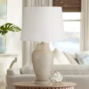 360 Lighting Rupert Rustic Farmhouse Table Lamp 24 3/4" High Beige Hammered Off White Linen Drum Shade For Bedroom Living Room Bedside Nightstand Home 1 360 Lighting Rupert Rustic Farmhouse Table Lamp 24 3/4" High Beige Hammered Off White Linen Drum Shade For Bedroom Living Room Bedside Nightstand Home -360 Lighting GUEST 7793c8bc b734 4c5b b7a0 586e0382b373