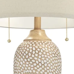 360 Lighting Cody Rustic Farmhouse Table Lamps 24 1/2" High Set Of 2 Beige Textured Pebble Drum Shade For Bedroom Living Room Bedside Nightstand House 12 360 Lighting Cody Rustic Farmhouse Table Lamps 24 1/2" High Set Of 2 Beige Textured Pebble Drum Shade For Bedroom Living Room Bedside Nightstand House -360 Lighting GUEST 79dbf158 4ae5 40b0 aa15 0e7039dfe4ec