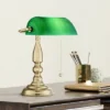 360 Lighting Hammond Traditional Piano Banker Desk Lamp 14" High Brass Plating Green Glass Shade For Bedroom Bedside Nightstand Office Kids House Home 2 360 Lighting Hammond Traditional Piano Banker Desk Lamp 14" High Brass Plating Green Glass Shade For Bedroom Bedside Nightstand Office Kids House Home -360 Lighting GUEST 7cac9a6d 9012 49e7 ab48 afa937e97ae5