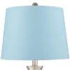 360 Lighting Simon Modern Table Lamps 25 1/2" High Set Of 2 Brushed Nickel With USB Charging Port Blue Hardback Drum Shade For Bedroom Nightstand Desk 2 360 Lighting Simon Modern Table Lamps 25 1/2" High Set Of 2 Brushed Nickel With USB Charging Port Blue Hardback Drum Shade For Bedroom Nightstand Desk -360 Lighting GUEST 8154fc71 9a3d 4a3f bd95 67ecff597a50