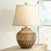 360 Lighting Buckhead Modern Accent Table Lamp 22" High Warm Bronze Brown Geometric Fabric Drum Shade For Bedroom Living Room Bedside Nightstand 2 360 Lighting Buckhead Modern Accent Table Lamp 22" High Warm Bronze Brown Geometric Fabric Drum Shade For Bedroom Living Room Bedside Nightstand -360 Lighting GUEST 84e3181d b678 44eb a032 060f23b317f2