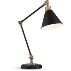 360 Lighting Modern Industrial Desk Table Lamp With USB Charging Port Adjustable 26.75" High Black Antique Brass For Bedroom Bedside Office 16 360 Lighting Modern Industrial Desk Table Lamp With USB Charging Port Adjustable 26.75" High Black Antique Brass For Bedroom Bedside Office -360 Lighting GUEST 8535cb3a dae0 4af0 a15a 4796ac073cdd