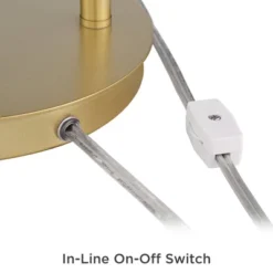 360 Lighting Malone Modern Tree Table Lamp 30 1/2" Tall Brass Metal 3 Light White Glass Shades For Bedroom Living Room Bedside Nightstand Office Kids -360 Lighting GUEST 8bb56141 88d7 424a 9c20 9ffbdca0eaff