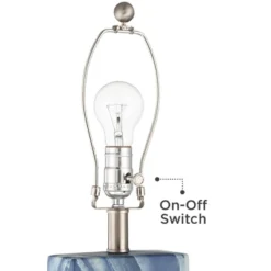 360 Lighting Connie Modern Table Lamps 25" High Set Of 2 Blue Faux Marble With USB Charging Port Table Top Dimmers White Shade For Bedroom Office Desk 14 360 Lighting Connie Modern Table Lamps 25" High Set Of 2 Blue Faux Marble With USB Charging Port Table Top Dimmers White Shade For Bedroom Office Desk -360 Lighting GUEST 8cb27fda b11e 408c 9fe7 b4091af2c21b 1