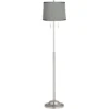 360 Lighting Abba Modern Floor Lamp Standing 66" Tall Brushed Nickel Platinum Gray Dupioni Silk Drum Shade For Living Room Bedroom Office House Home 2 360 Lighting Abba Modern Floor Lamp Standing 66" Tall Brushed Nickel Platinum Gray Dupioni Silk Drum Shade For Living Room Bedroom Office House Home -360 Lighting GUEST 8e3195b5 2c78 47ee bb42 83579717eb5e