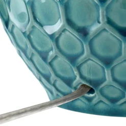 360 Lighting Kate Table Lamp 24 3/4" High Ceramic Green Oatmeal Drum Shade For Bedroom Living Room Bedside Nightstand Office Kids Family House Home -360 Lighting GUEST 93be2a2a 526f 4256 8c71 07e43c222fbc 1