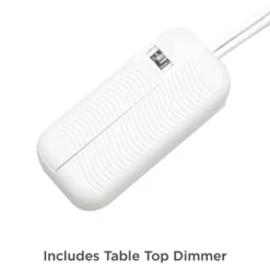 360 Lighting Camile Modern Table Lamps 25" High Set Of 2 Brushed Nickel With Table Top Dimmers USB Charging Port Off White Drum Shade For Office Desk -360 Lighting GUEST 9788a20e 45fd 4ffc 85d2 14976068c2fe