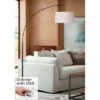 360 Lighting Modern Arc Floor Lamp With USB Charging Port 72" Tall Black White Linen Drum Shade For Living Room Reading House Home 1 360 Lighting Modern Arc Floor Lamp With USB Charging Port 72" Tall Black White Linen Drum Shade For Living Room Reading House Home -360 Lighting GUEST 9f43b317 2042 48d3 b9fa 6876e5273450