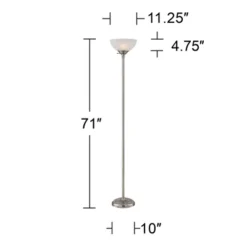 360 Lighting Maddox Modern Torchiere Floor Lamp 71" Tall Satin Nickel Silver Metal Alabaster Glass Shade For Living Room Bedroom Office House Home 15 360 Lighting Maddox Modern Torchiere Floor Lamp 71" Tall Satin Nickel Silver Metal Alabaster Glass Shade For Living Room Bedroom Office House Home -360 Lighting GUEST a0047fa0 6c59 4489 88e9 354319fdff4d