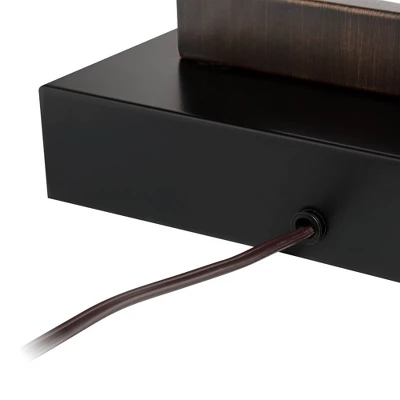 360 Lighting Todd Modern Table Lamps 30" Tall Set Of 2 Bronze With USB And AC Power Outlet In Base Oatmeal Shade For Bedroom Living Room Bedside Desk 9 360 Lighting Todd Modern Table Lamps 30" Tall Set Of 2 Bronze With USB And AC Power Outlet In Base Oatmeal Shade For Bedroom Living Room Bedside Desk - Image 7