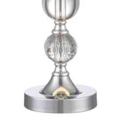 360 Lighting Solange Modern Table Lamps 25" High Set Of 2 Stacked Crystal Glass Silver White Tapered Drum Shade For Bedroom Living Room Nightstand 13 360 Lighting Solange Modern Table Lamps 25" High Set Of 2 Stacked Crystal Glass Silver White Tapered Drum Shade For Bedroom Living Room Nightstand -360 Lighting GUEST a0d88960 849b 4305 9c4f 3b39fe469dfe