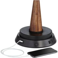 360 Lighting Modern Table Lamp With Dimmable USB And Outlet Workstation Base 24.5" High Bronze Tan Fabric Cylinder For Living Room Desk Bedroom 11 360 Lighting Modern Table Lamp With Dimmable USB And Outlet Workstation Base 24.5" High Bronze Tan Fabric Cylinder For Living Room Desk Bedroom -360 Lighting GUEST a3ecd351 2035 4094 a9bc 1b43876d0a1e 1