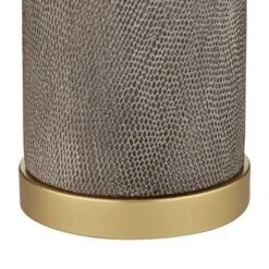 360 Lighting Gilson Modern Table Lamps 24 1/2" High Set Of 2 Gray Glaze Ceramic White Drum Shade For Bedroom Living Room Bedside Nightstand Office 13 360 Lighting Gilson Modern Table Lamps 24 1/2" High Set Of 2 Gray Glaze Ceramic White Drum Shade For Bedroom Living Room Bedside Nightstand Office -360 Lighting GUEST b076931b ed4e 4186 b01f c07a192f2809