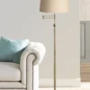 360 Lighting Modern Floor Lamp Adjustable Swing Arm 70" Tall Antique Brass Burlap Drum Shade For Living Room Reading Bedroom Office 1 360 Lighting Modern Floor Lamp Adjustable Swing Arm 70" Tall Antique Brass Burlap Drum Shade For Living Room Reading Bedroom Office -360 Lighting GUEST b376ac93 ad49 43e0 9414 0d4999cb3859