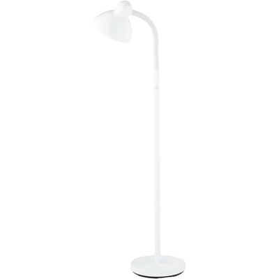 360 Lighting Modern Floor Lamp Adjustable Gooseneck Arm 56" Tall White Metal For Living Room Reading Bedroom Office 4 360 Lighting Modern Floor Lamp Adjustable Gooseneck Arm 56" Tall White Metal For Living Room Reading Bedroom Office - Image 2