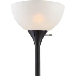 360 Lighting Bingham Modern Torchiere Floor Lamp With Side Lights 71 1/2" Tall Black Metal White Shade For Living Room Reading Bedroom Office House 12 360 Lighting Bingham Modern Torchiere Floor Lamp With Side Lights 71 1/2" Tall Black Metal White Shade For Living Room Reading Bedroom Office House -360 Lighting GUEST bfcf9d6c 01fc 4f88 b90d 5b68a2c05f1f