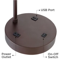 360 Lighting Colby Bronze USB Desk Lamps Set Of 2 With Smart Socket 13 360 Lighting Colby Bronze USB Desk Lamps Set Of 2 With Smart Socket -360 Lighting GUEST c16c32ff dd54 47b4 b75c 4d88f43ab176