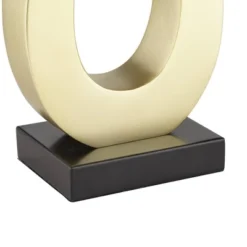 360 Lighting Simone Modern Table Lamps 28" Tall Set Of 2 Gold Metal With USB Charging Port White Rectangular Shade For Bedroom Living Room Nightstand -360 Lighting GUEST c29a0e91 6dae 433f a6ec 18278ca8eb19