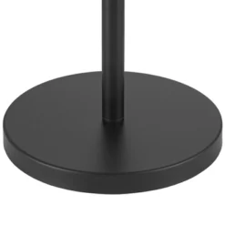 360 Lighting Karis Modern Downbridge Floor Lamp 62 1/2" Tall Matte Black Metal Clear Glass Shade For Living Room Reading Bedroom Office House Home -360 Lighting GUEST c7054693 de82 411a 9716 8cb5f303abff