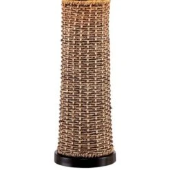 360 Lighting Coastal Table Lamp 28.5" Tall Woven Seagrass Burlap Drum Shade For Living Room Family Bedroom Bedside Nightstand Office 11 360 Lighting Coastal Table Lamp 28.5" Tall Woven Seagrass Burlap Drum Shade For Living Room Family Bedroom Bedside Nightstand Office -360 Lighting GUEST cbcd7dc9 131a 47b7 95ce 23c033dfab87