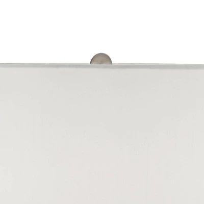 360 Lighting Marcus Modern Table Lamps 30" Tall Set Of 2 Mercury Glass Column White Drum Shade For Bedroom Living Room Bedside Nightstand Office Home 4 360 Lighting Marcus Modern Table Lamps 30" Tall Set Of 2 Mercury Glass Column White Drum Shade For Bedroom Living Room Bedside Nightstand Office Home - Image 2