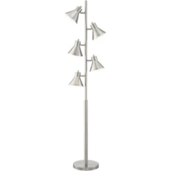 360 Lighting Modern Floor Lamp 5-Light Tree 70" Tall Brushed Nickel Metal Adjustable Heads For Living Room Reading Bedroom Office 16 360 Lighting Modern Floor Lamp 5-Light Tree 70" Tall Brushed Nickel Metal Adjustable Heads For Living Room Reading Bedroom Office -360 Lighting GUEST d137c670 7bd9 47f8 979e cd74d74b1b61